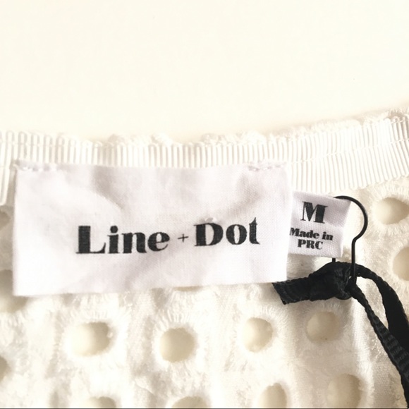 Line and Dot Ranael Eyelet Jacket Size Medium - Picture 8 of 10